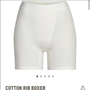 SKIMS Cotton Rib Boxer - L - Sold Out